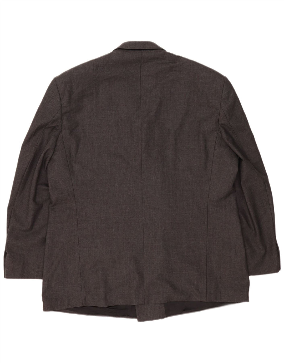 Marks & Spencer Herre Double Breasted Blazer Jacket UK 46 XL Grå Ny Uld