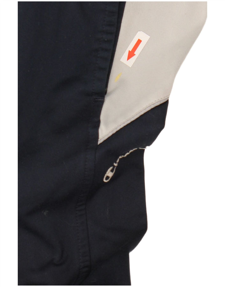 Champion Herre træningsdragt Bukser Small Navy Blue Colourblock Polyester