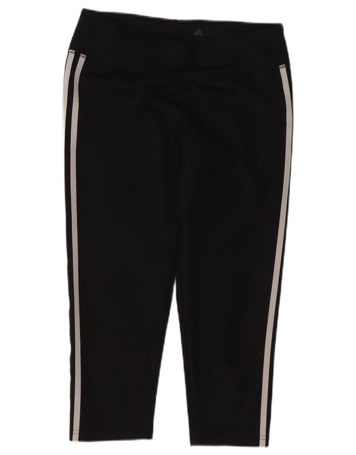 Adidas Dame Climalite Capri Leggings UK 12/14 Medium Black