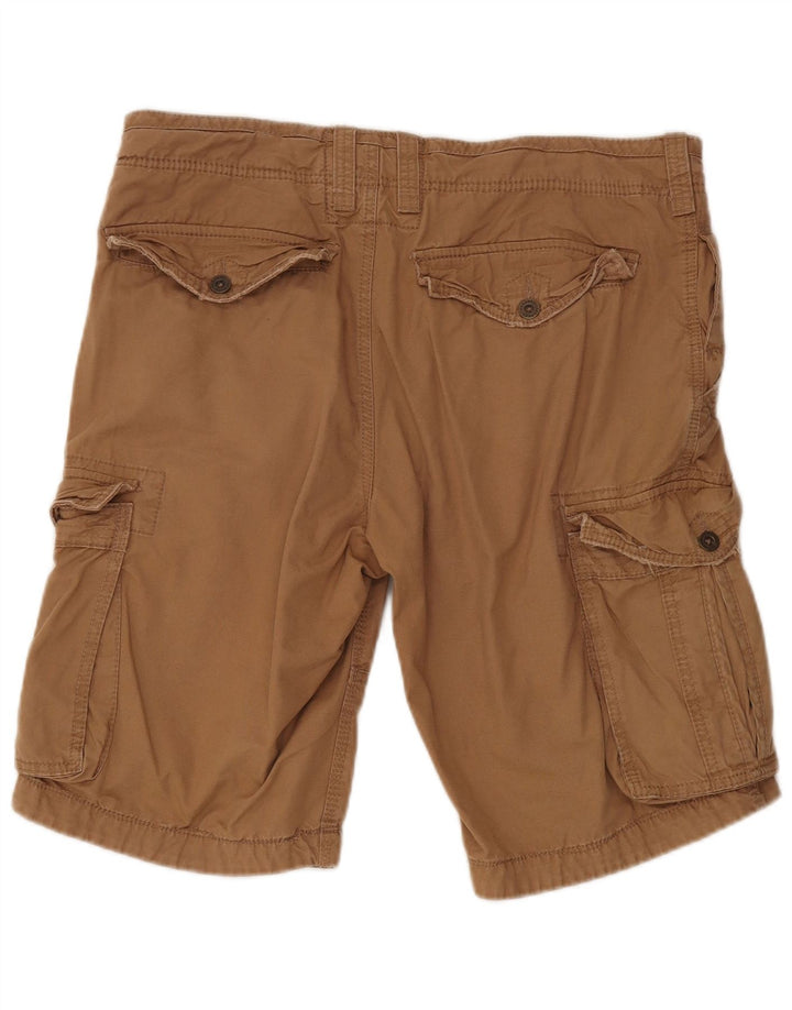 Fat Face Herre Cargo Shorts W34 Stor Brun Bomuld