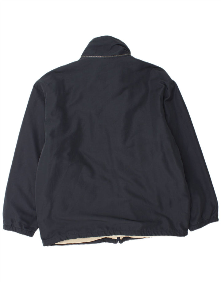 Kappa Herre Loose Fit Vendbar jakke UK 36 Small Navy Blue Polyester