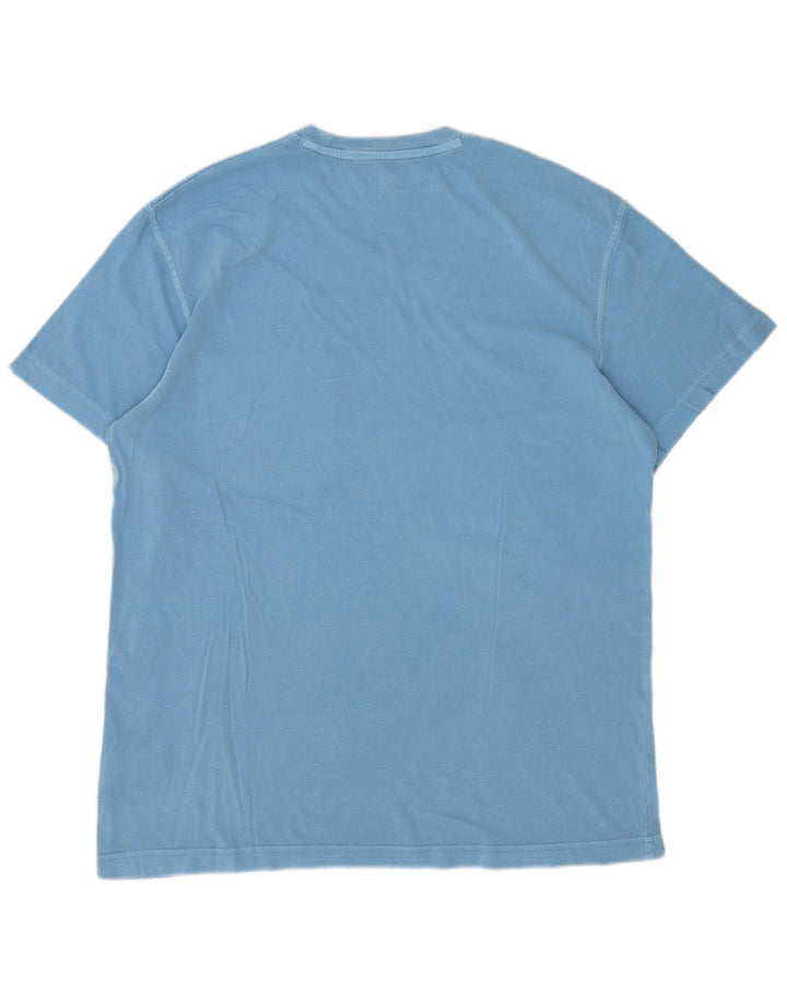 Lee Herre Relaxed Fit T-Shirt Top Stor Blå Bomuld