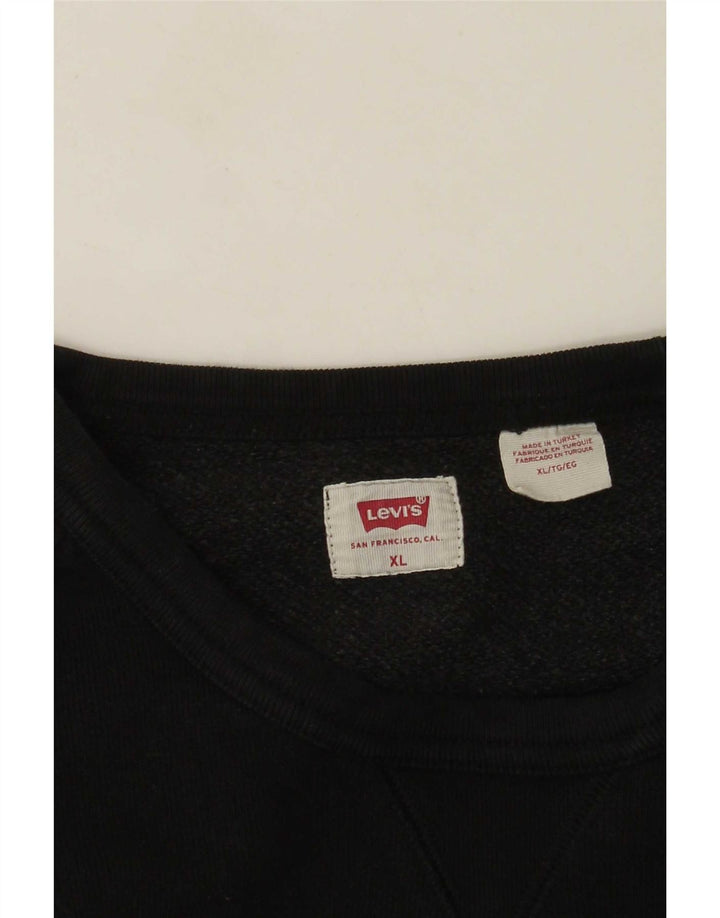 Levi's Herre Sweatshirt Jumper XL Sort
