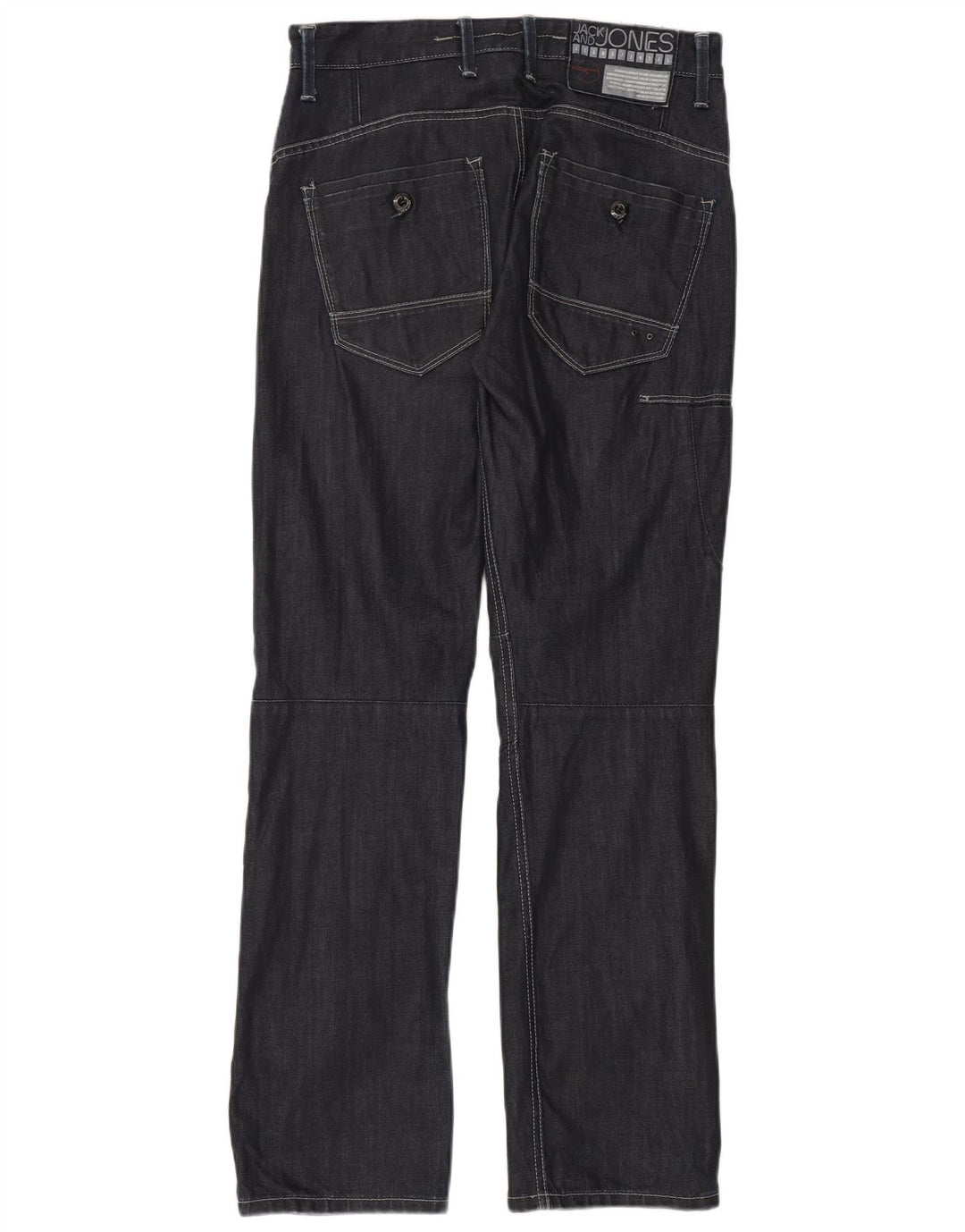 Jack & Jones Herre Cargo Straight Jeans W32 L33 Navy Blue