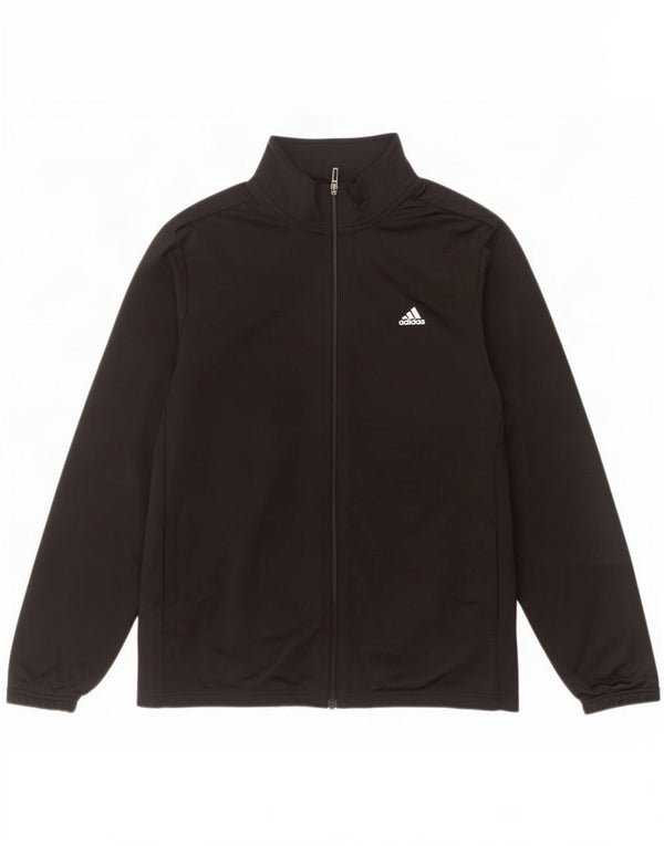Adidas Boys Aeroready Graphic Tracksuit Topjakke 15-16 år Sort