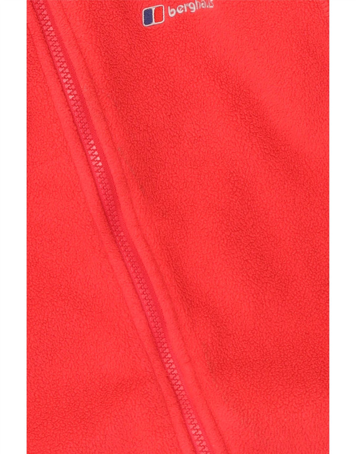 Berghaus Dame Fleecejakke UK 14 Stor Rød Polyester