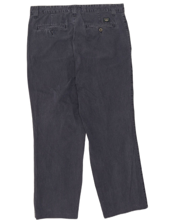 Dockers Straight Chino-bukser til mænd W34 L27 Marineblå bomuld