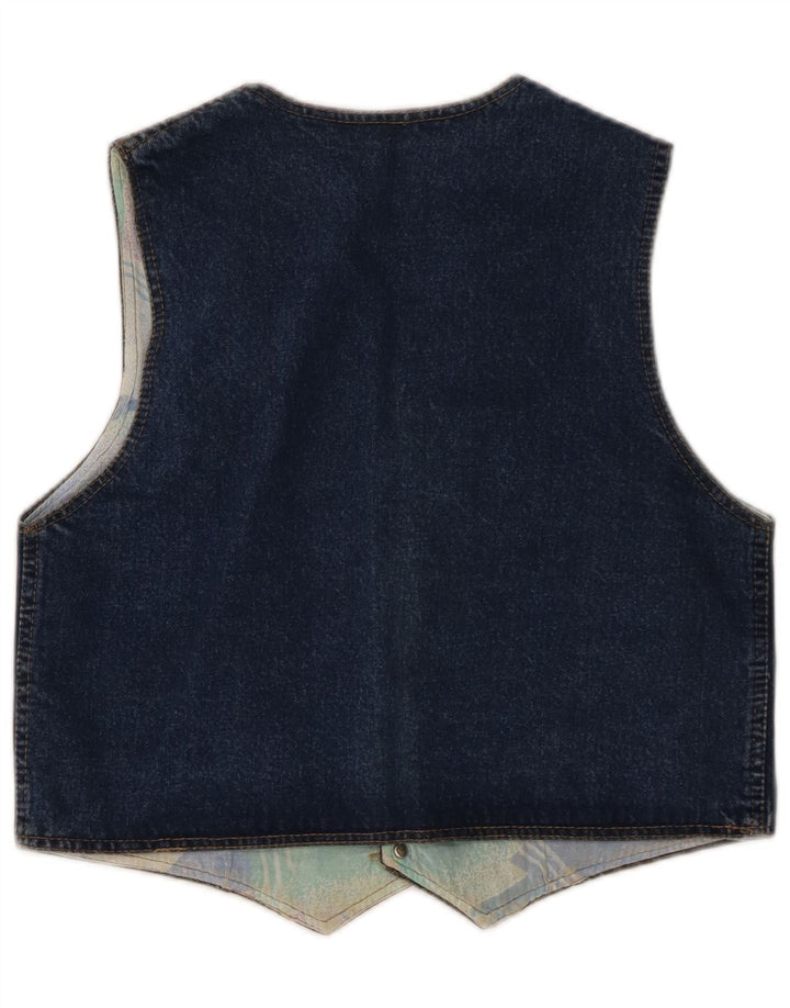 Protest Dame denim vest UK 12 Medium Blue