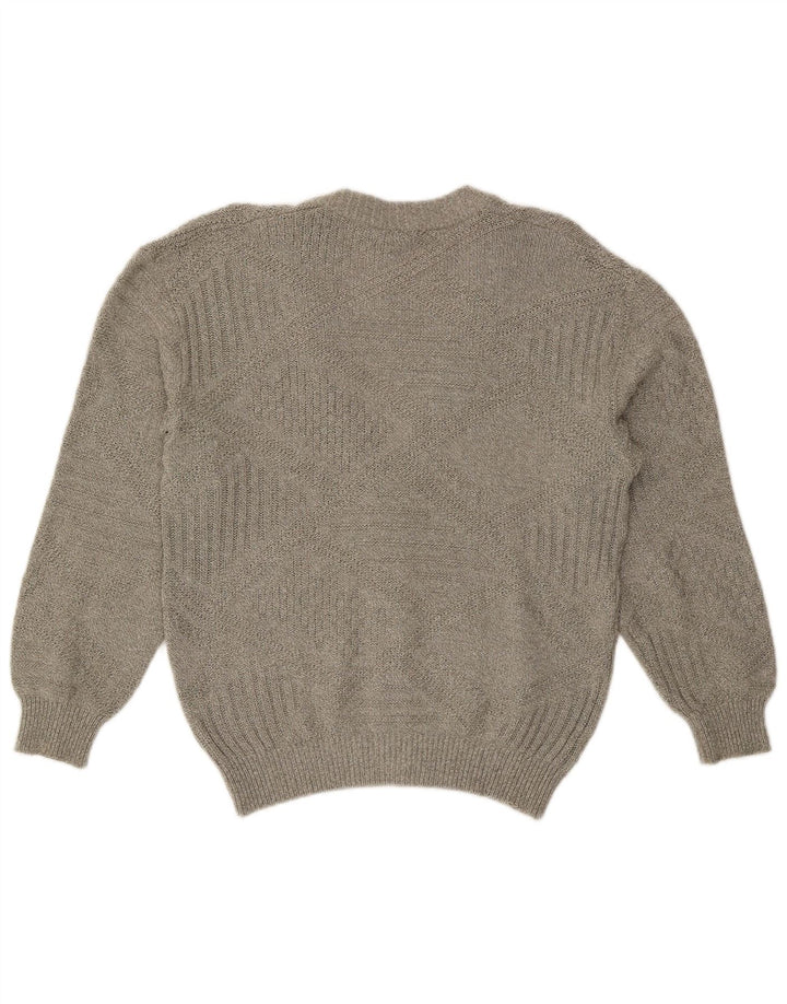 Vintage herre cardigan sweater IT 50 Large Grå