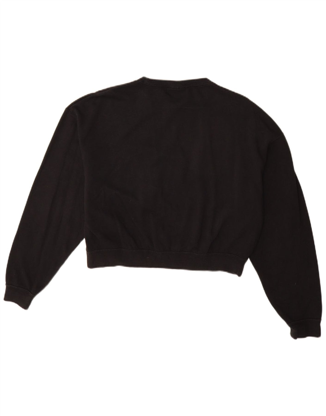 NIKE Oversized grafisk sweatshirt trøje til kvinder UK 10 Lille sort