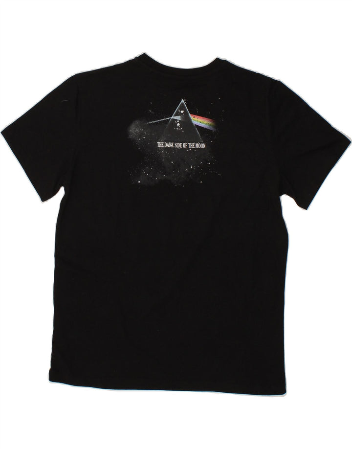 PULL & BEAR Mens Graphic T-Shirt Top Small Black Cotton Vintage Pull & Bear and Second-Hand Pull & Bear from Messina Hembry 