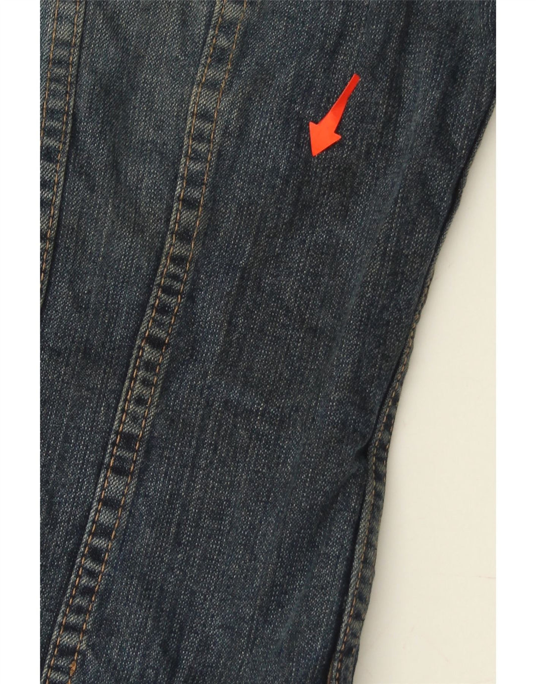 SISLEY Womens Denim Jacket UK 14 Medium Blue Cotton Vintage Sisley and Second-Hand Sisley from Messina Hembry 