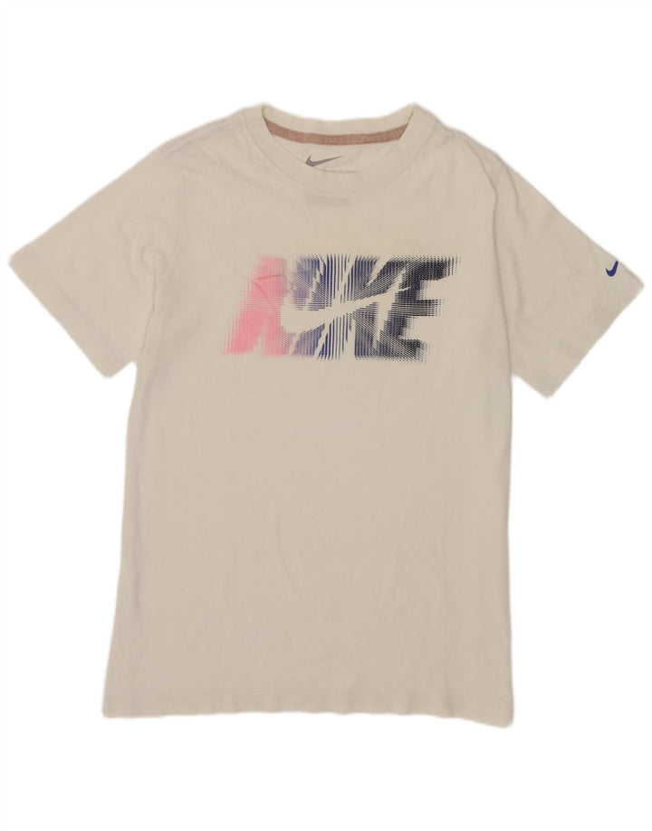 Nike Boys Grafisk T-Shirt Top 12-13 år Stor Hvid