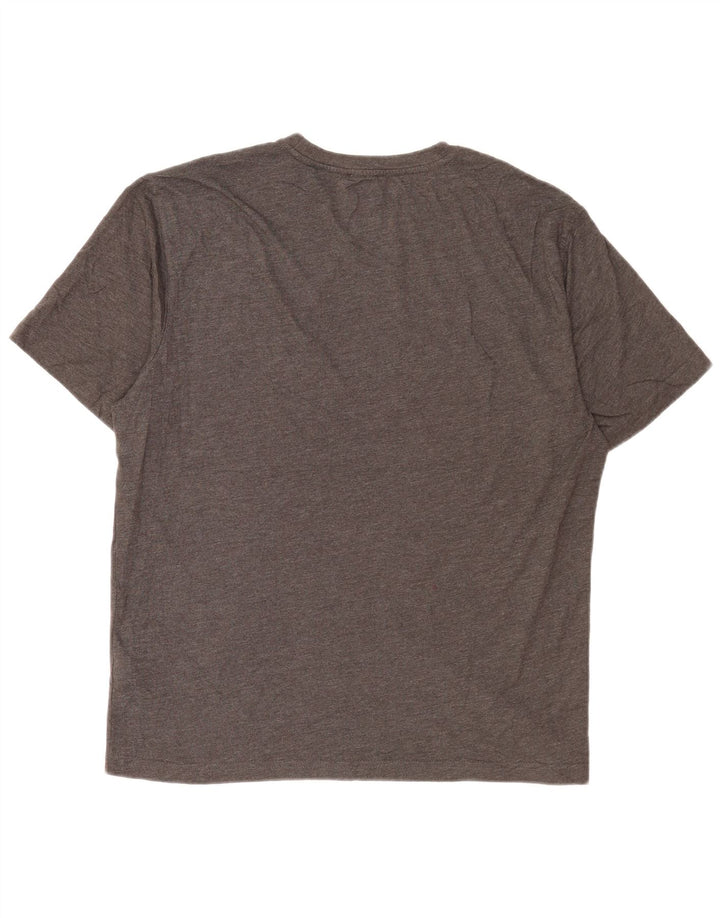 Reebok Herre Grafisk T-Shirt Top Stor Grå Bomuld