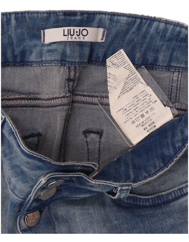 Liu Jo Dame Slim Jeans W29 L29 Blå Bomuld Classic