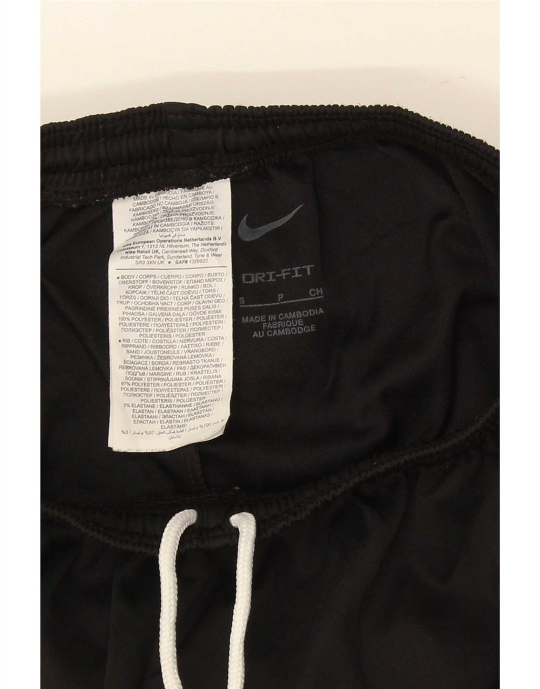 Nike Herre Dri Fit træningsdragt bukser Lille sort polyester