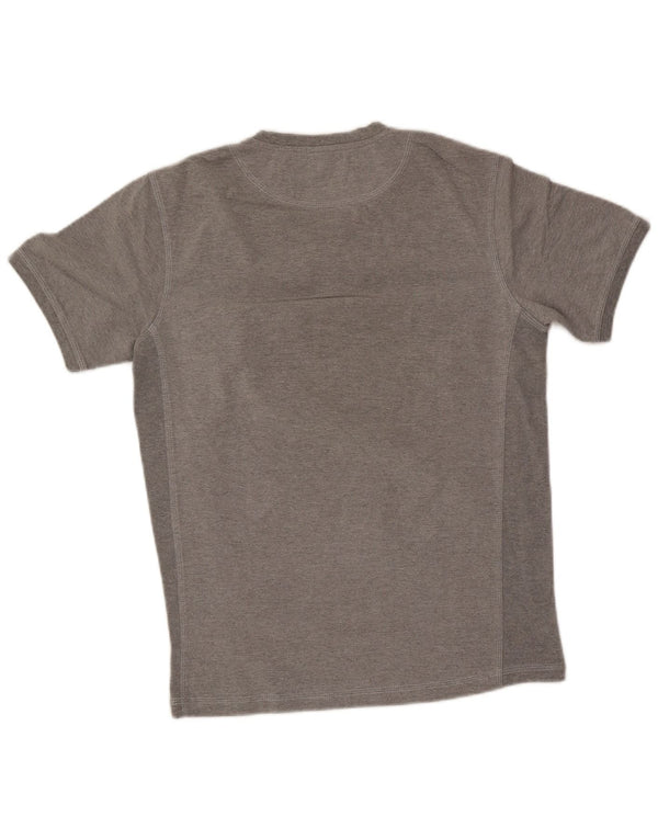 Kappa Herre T-Shirt Top Stor Grå Flecked