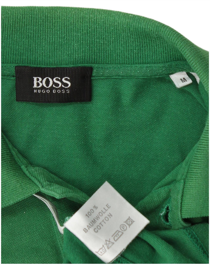 HUGO BOSS Poloshirt til mænd Medium Grøn Bomuld