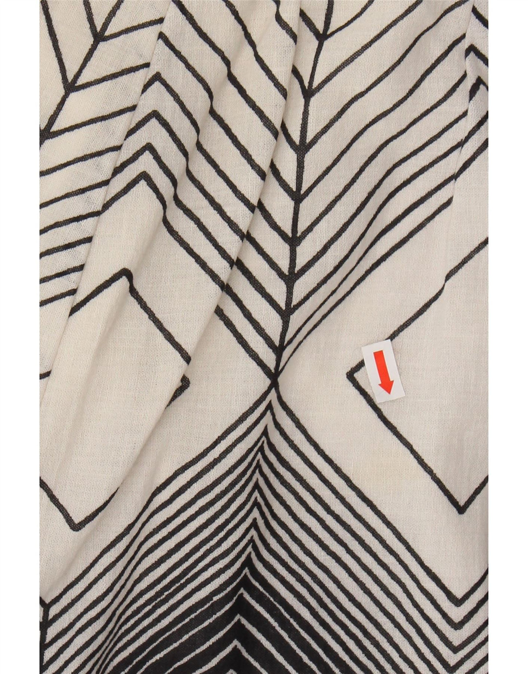 VINTAGE Womens A-Line Skirt W30 Medium White Colourblock