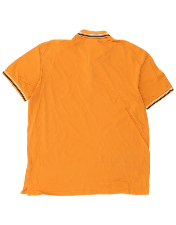 DIADORA Poloskjorte til mænd 2XL Orange Bomuld