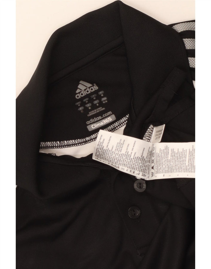 Adidas Herre Clima 365 Polo Shirt Medium Sort Colourblock Polyester
