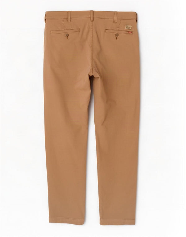Levi's Herre Standard tilspidsede Chinobukser W38 L32 Khaki Bomuld