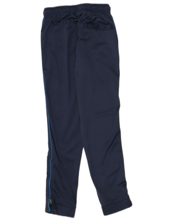 CONVERSE Boys Tracksuit Trousers Joggers 8-9 Years Navy Blue Polyester
