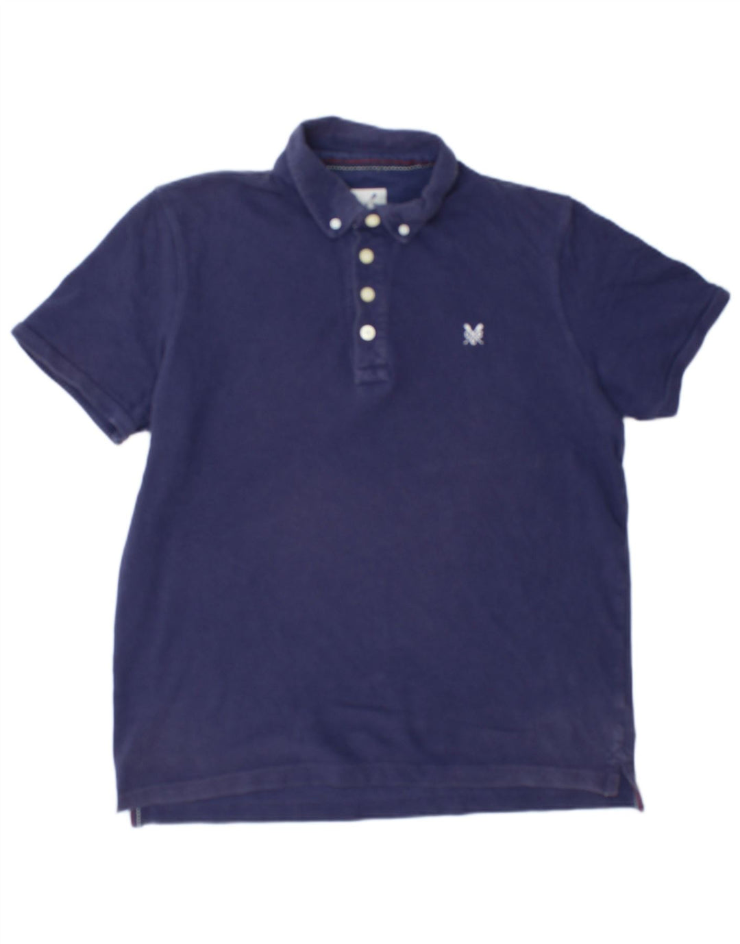 Besætningstøj Herre poloshirt Medium marineblå bomuld