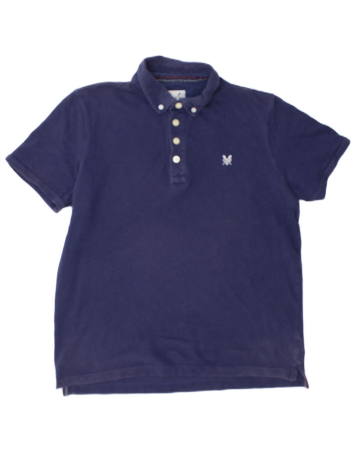 Besætningstøj Herre poloshirt Medium marineblå bomuld