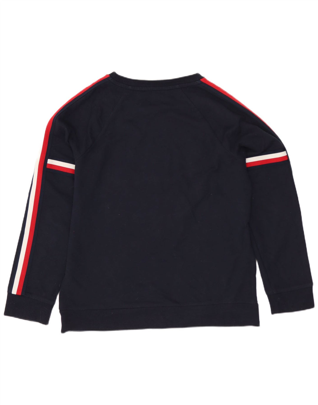Tommy Hilfiger Dame Grafisk Sweatshirt Jumper UK 14 Medium Navy Blue