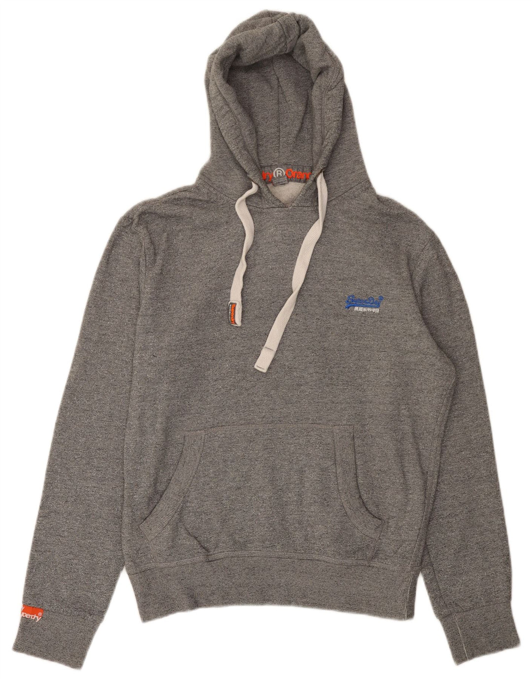 SUPERDRY Herre hættetrøje Jumper Medium Grey Flecked Bomuld