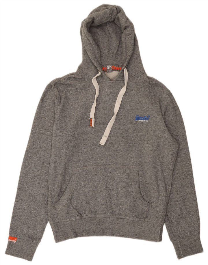 SUPERDRY Herre hættetrøje Jumper Medium Grey Flecked Bomuld
