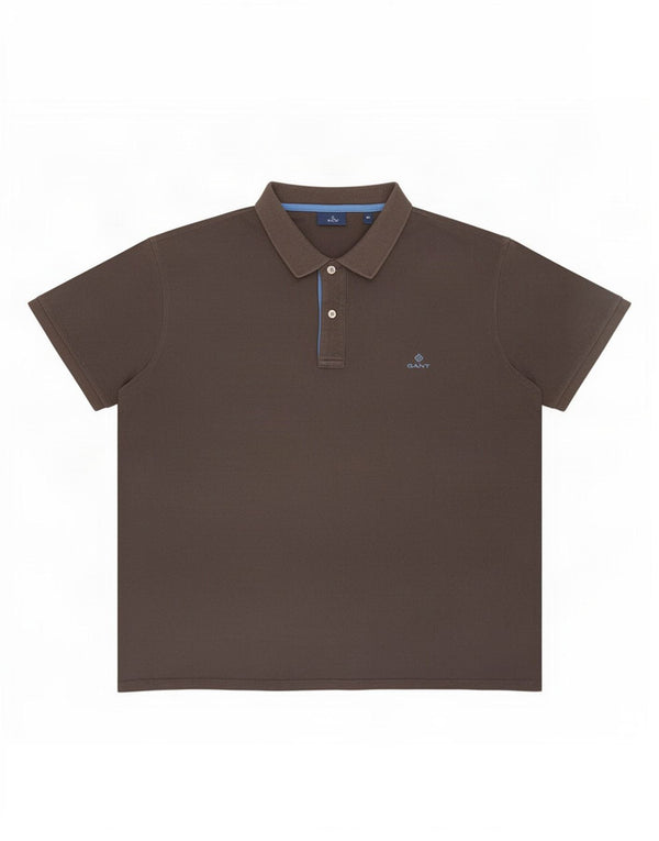 Gant Polo Shirt til mænd 5XL Grå Bomuld