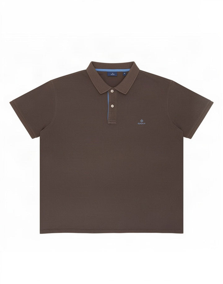 Gant Polo Shirt til mænd 5XL Grå Bomuld