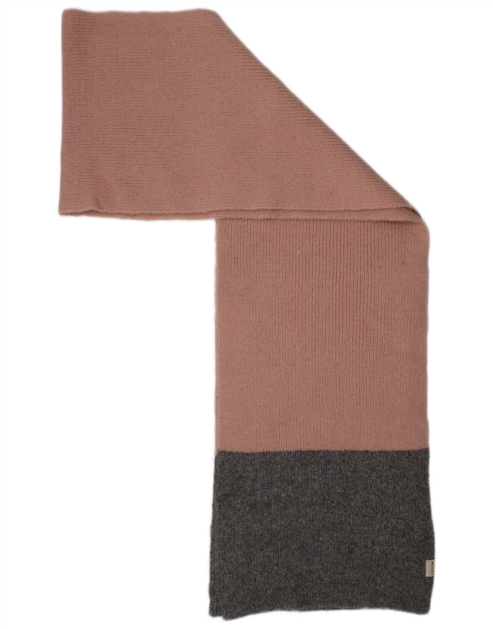 Jack Wills Kvinder strik rektangel tørklæde One Size Pink Colourblock