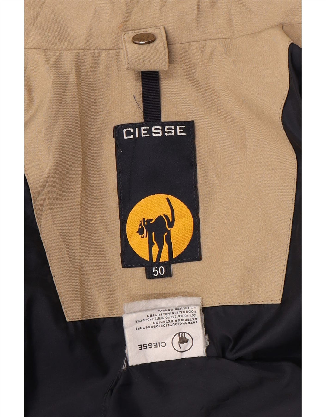 CIESSE PIUMINI Herre Loose Fit Utility Jacket IT 50 Medium Beige Polyester