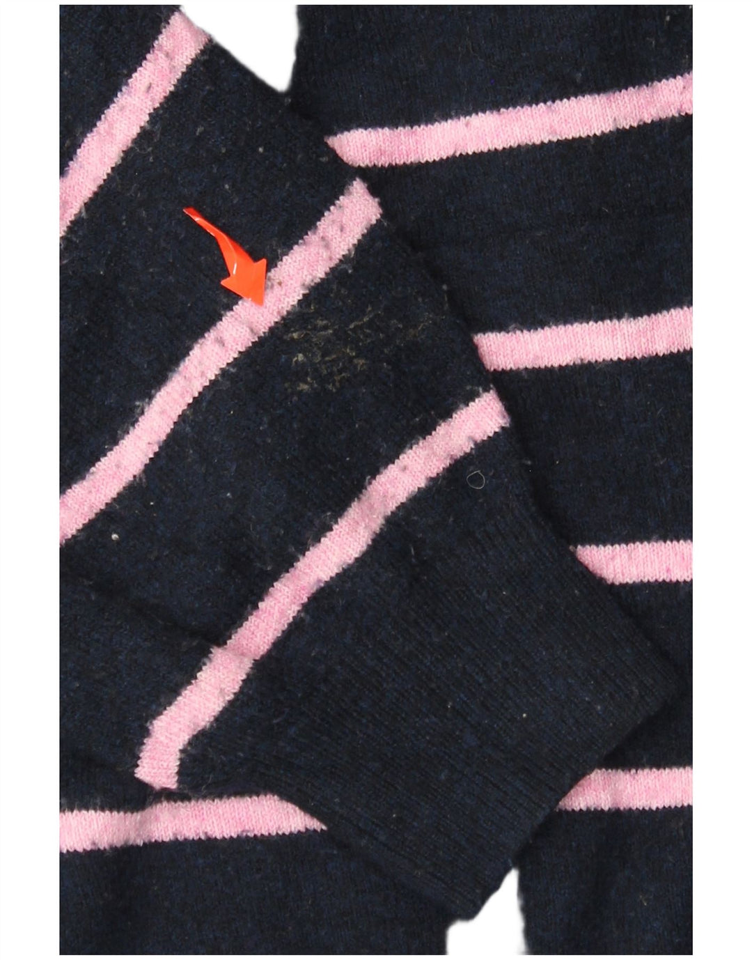 MARKS & SPENCER Sweater med knaphals til kvinder UK 14 Medium Navy Blue