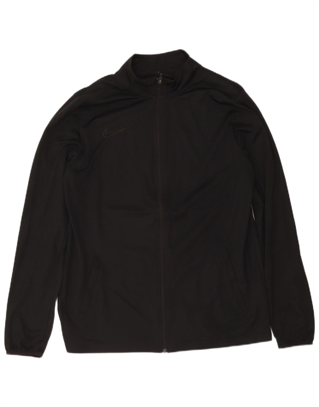Nike herre Dri Fit træningsdragt topjakke XL sort polyester