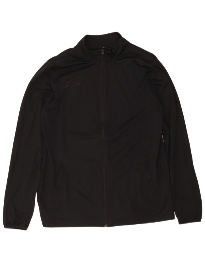 Nike herre Dri Fit træningsdragt topjakke XL sort polyester