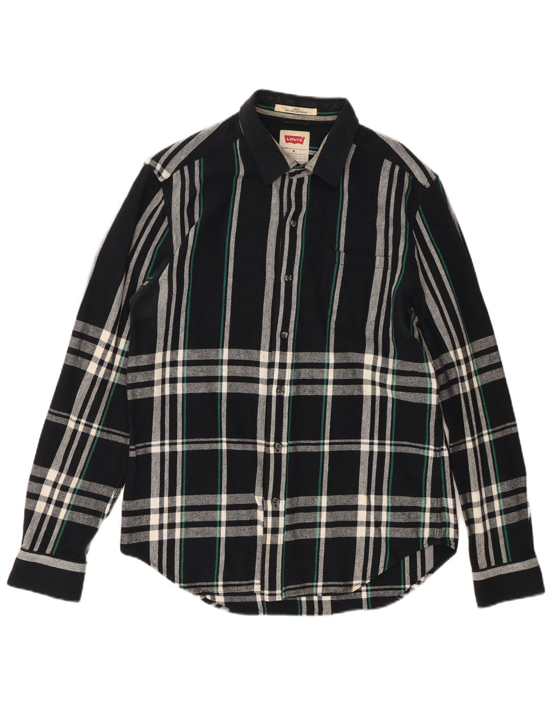 Levi's Herre Slim Fit Flanelskjorte Medium Navyblå Ternet