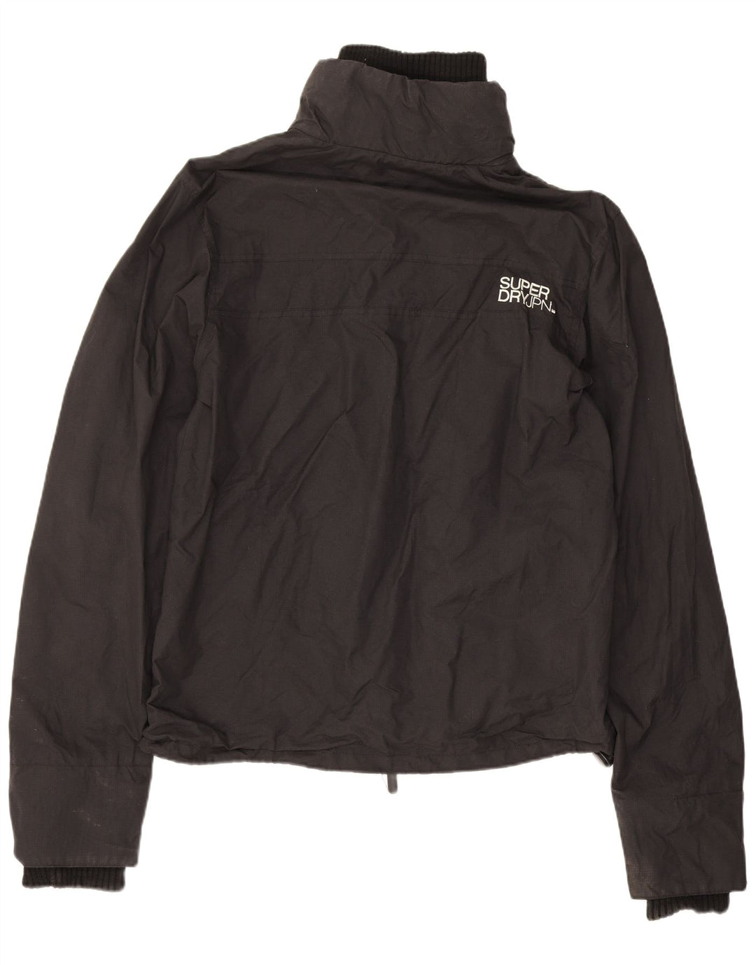Superdry Regnjakke til mænd UK 36 Lille sort nylon