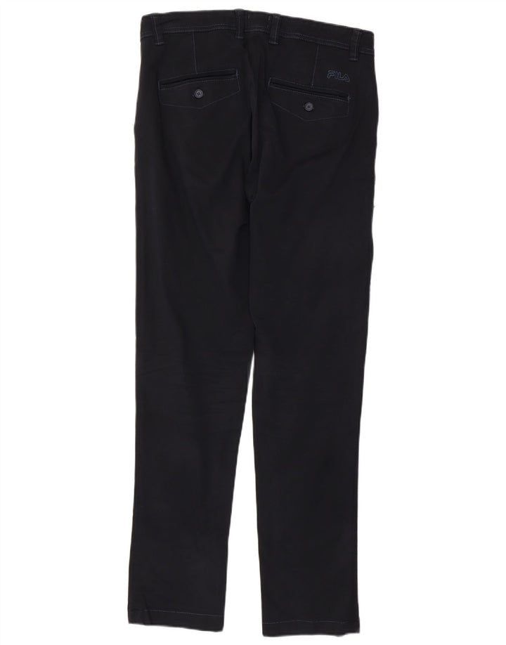 Fila Herre Slim Chino Bukser IT 46 Small W36 L30 Navy Blue