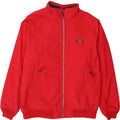 LANDS END Mens Bomber Jacket UK 40 Large Red Nylon Vintage Lands End and Second-Hand Lands End from Messina Hembry 