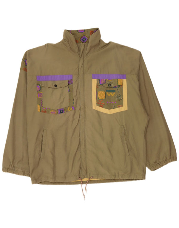 Eider Herre Utility Jacket IT 52 XL Khaki Bomuld