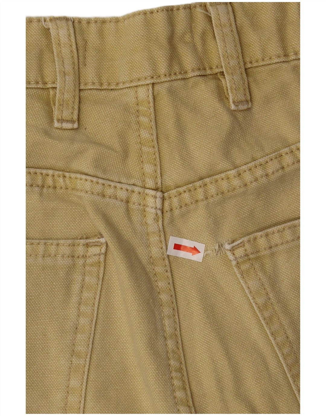 Zara Womens Tapered Jeans EU 40 Medium W31 L25 Gul Bomuld