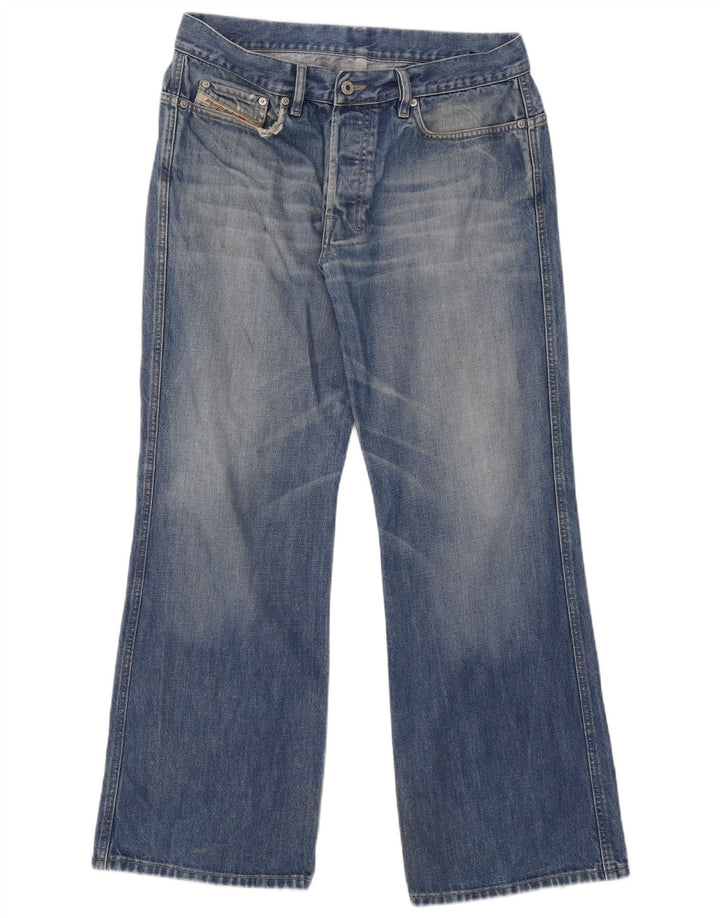Diesel Herre Bootcut Jeans W36 L30 Blå Bomuld