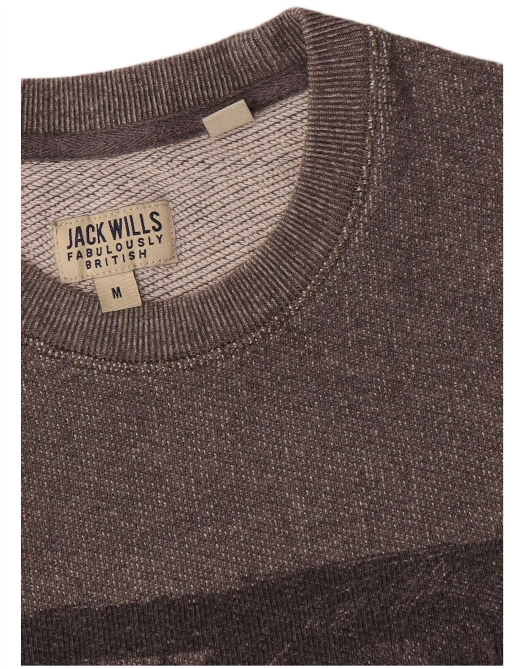 Jack Wills Herre Grafisk Sweatshirt Jumper Medium Grå Bomuld