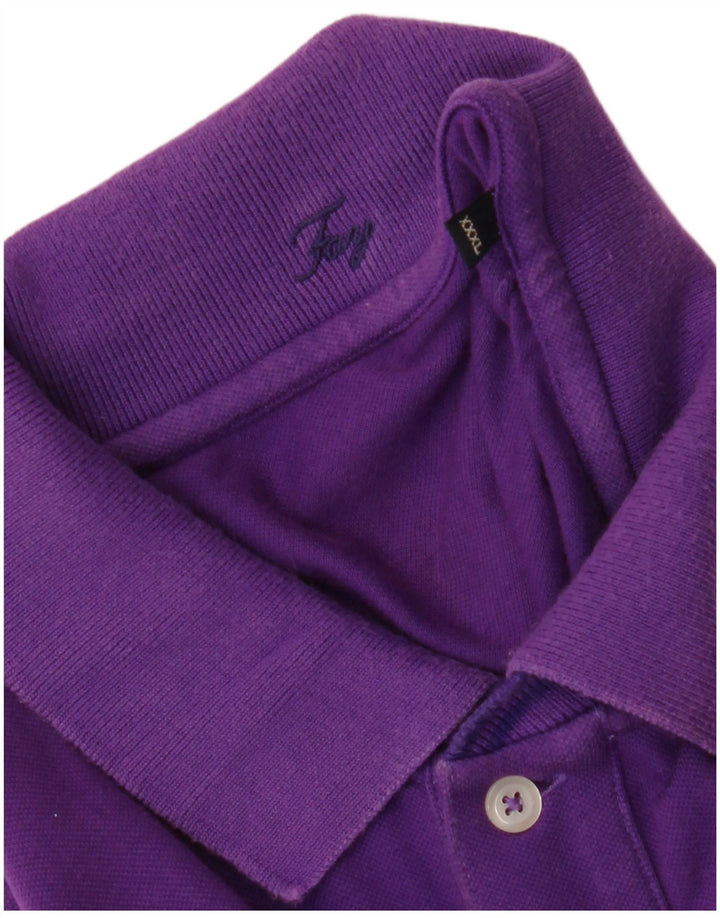 Fay Herre Polo Shirt 3XL Lilla