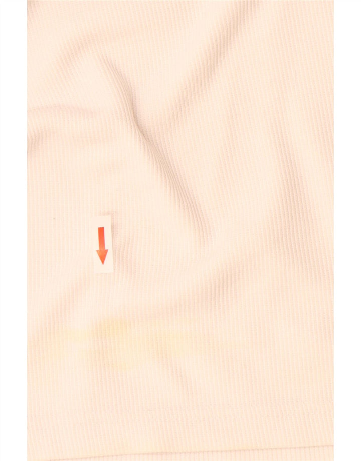 Reebok Dame T-Shirt Top UK 12 Medium White Polyester