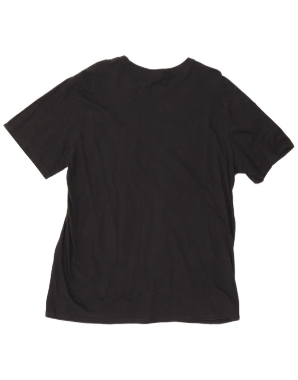 Nike Herre Athletic Cut Grafisk T-Shirt Top 2XL Sort Bomuld